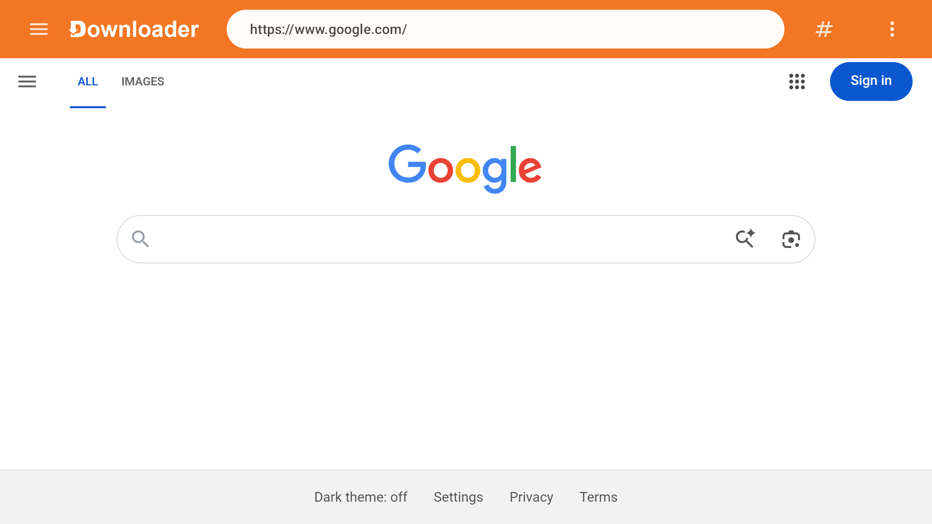 المتصفح المدمج Google على التلفاز